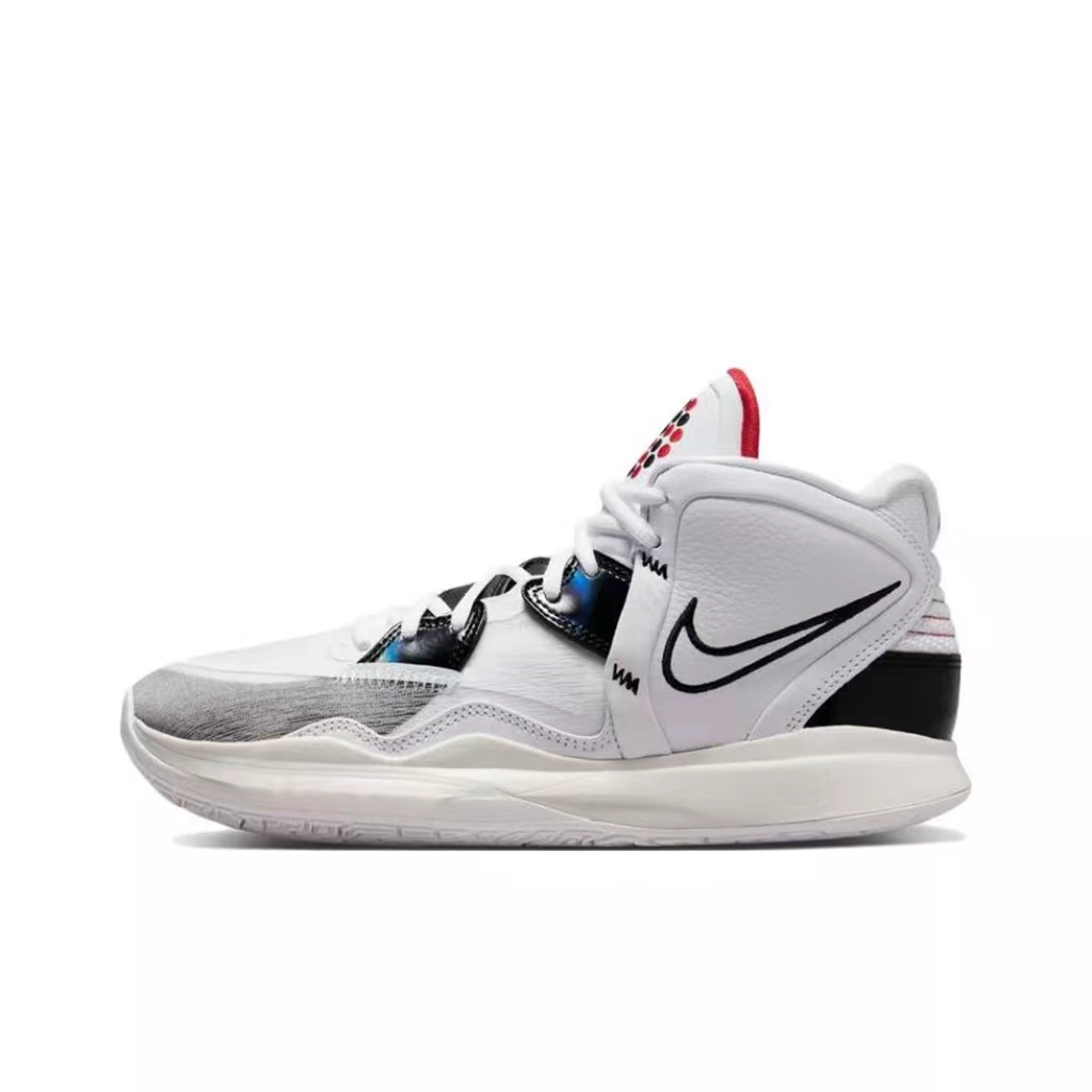 Nike Kyrie 8 Grey Black Red Shoes